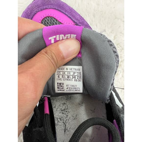 Adidas ZX Torsion “Time In” Sneakers Purple Black Grey (Size 6 Women / 5.5 Men) - Picture 9 of 9